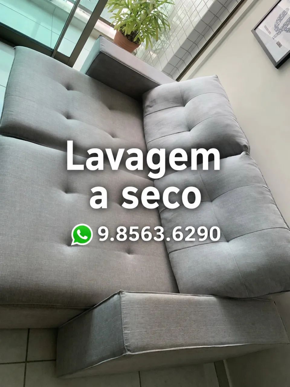 Lavagem a seco sofá 