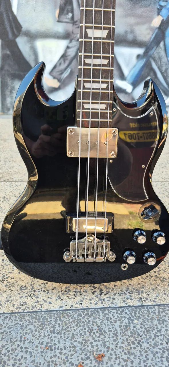 Baixo Epiphone Eb3 SG + hardcase hack KGB - Foto 3