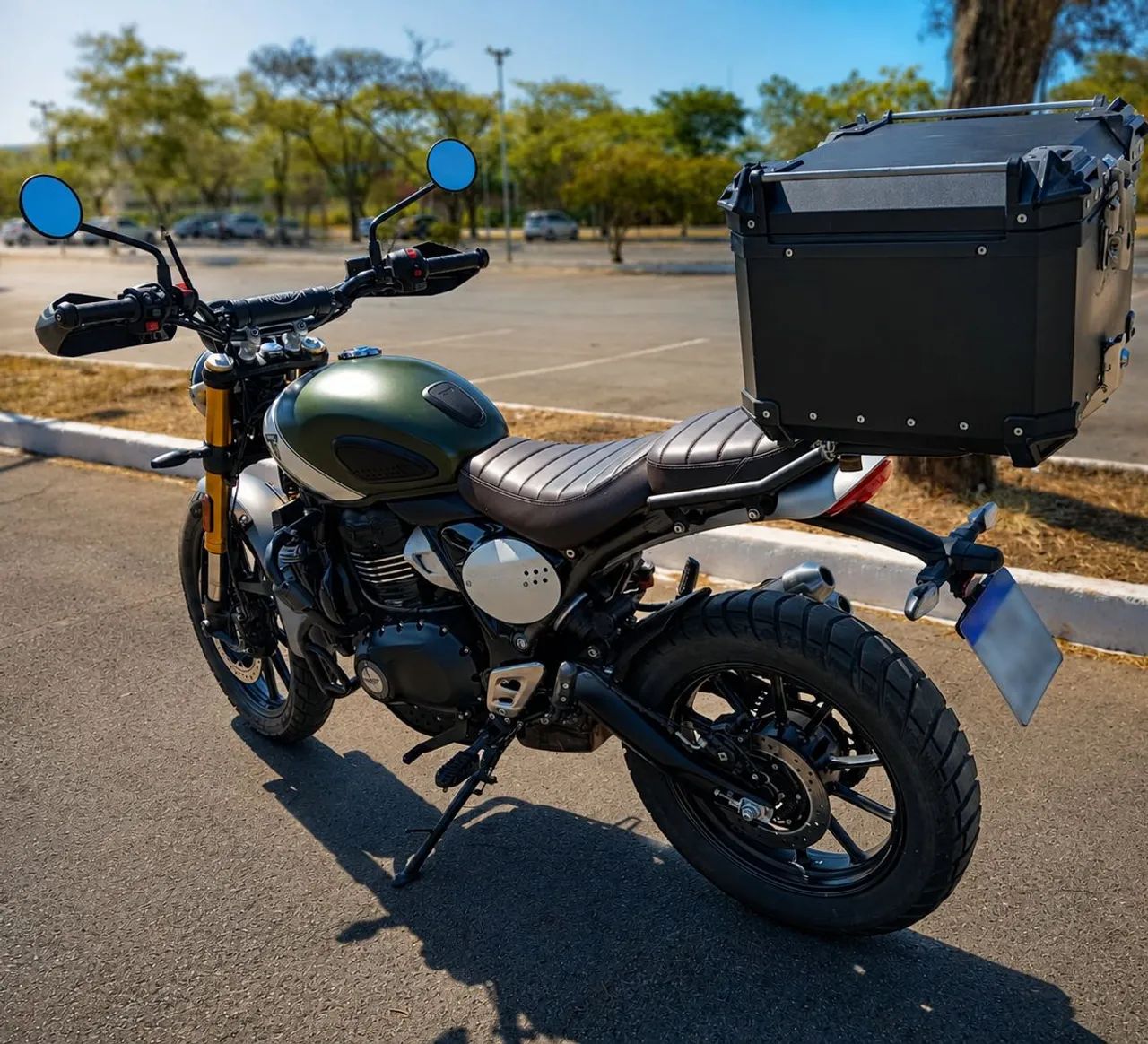 Triumph Scrambler 400x impecável  - Foto 4