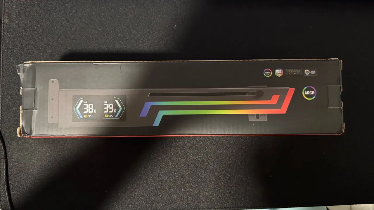Suporte de Placa de Vídeo ARGB com Display - ZX6