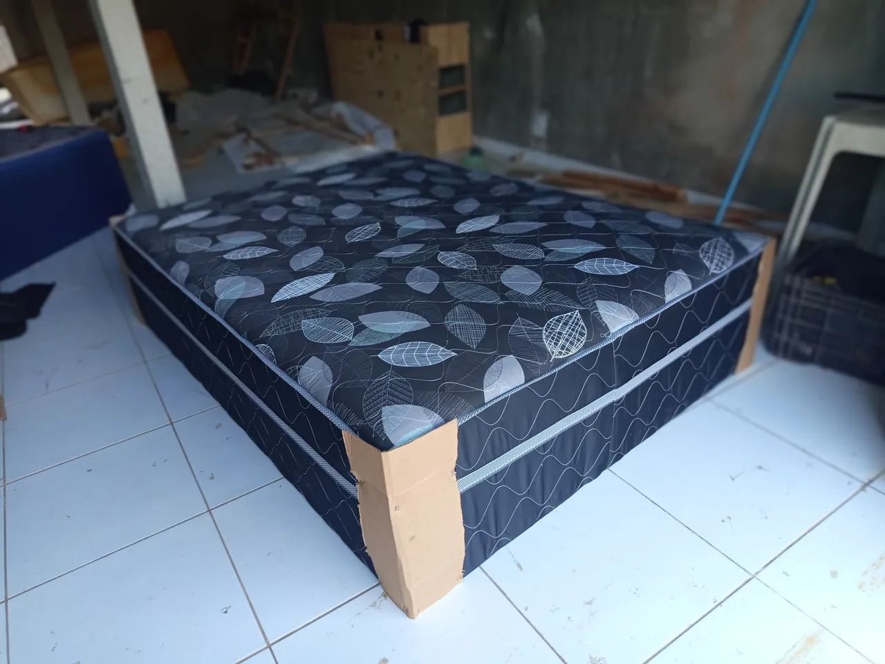 Cama box casal espuma d33