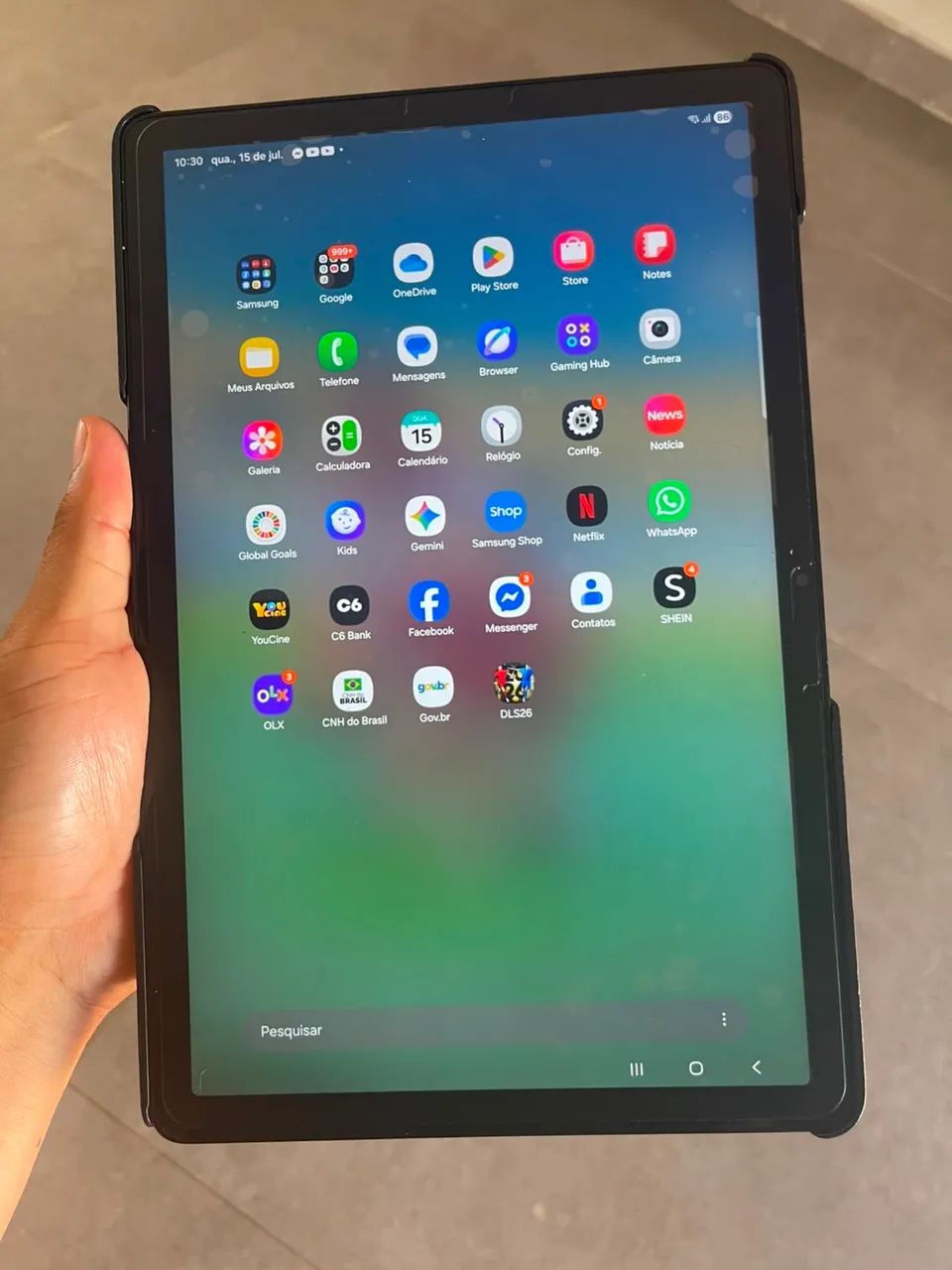 Tablet Samsung a9 Plus / pega chip   - Foto 3