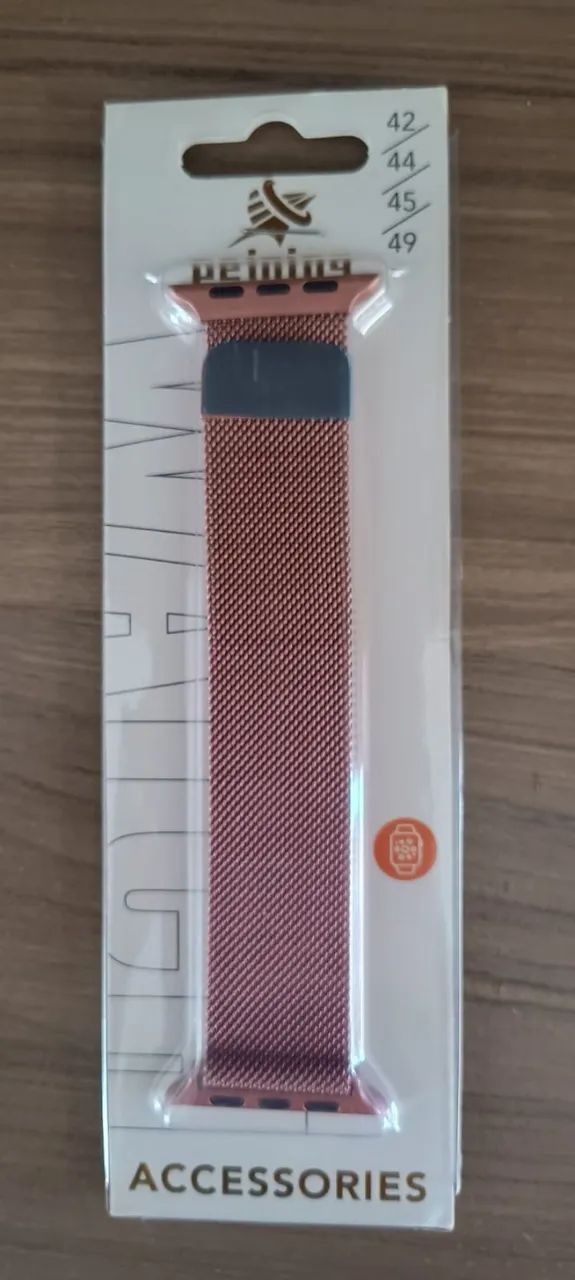 Pulseira Milanese De Aço Metal Para Smartwatch De 42/44/45/49mm - Foto 2