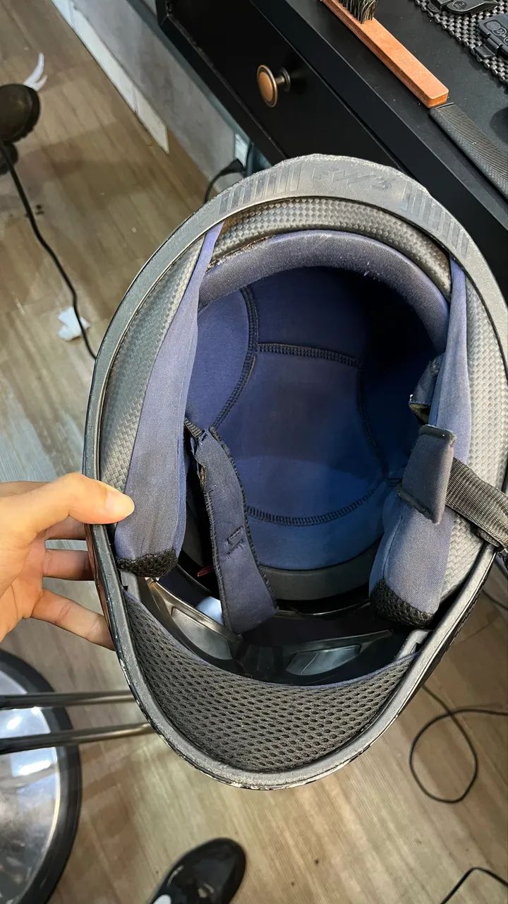 Capacete gtx fox grafite  - Foto 4