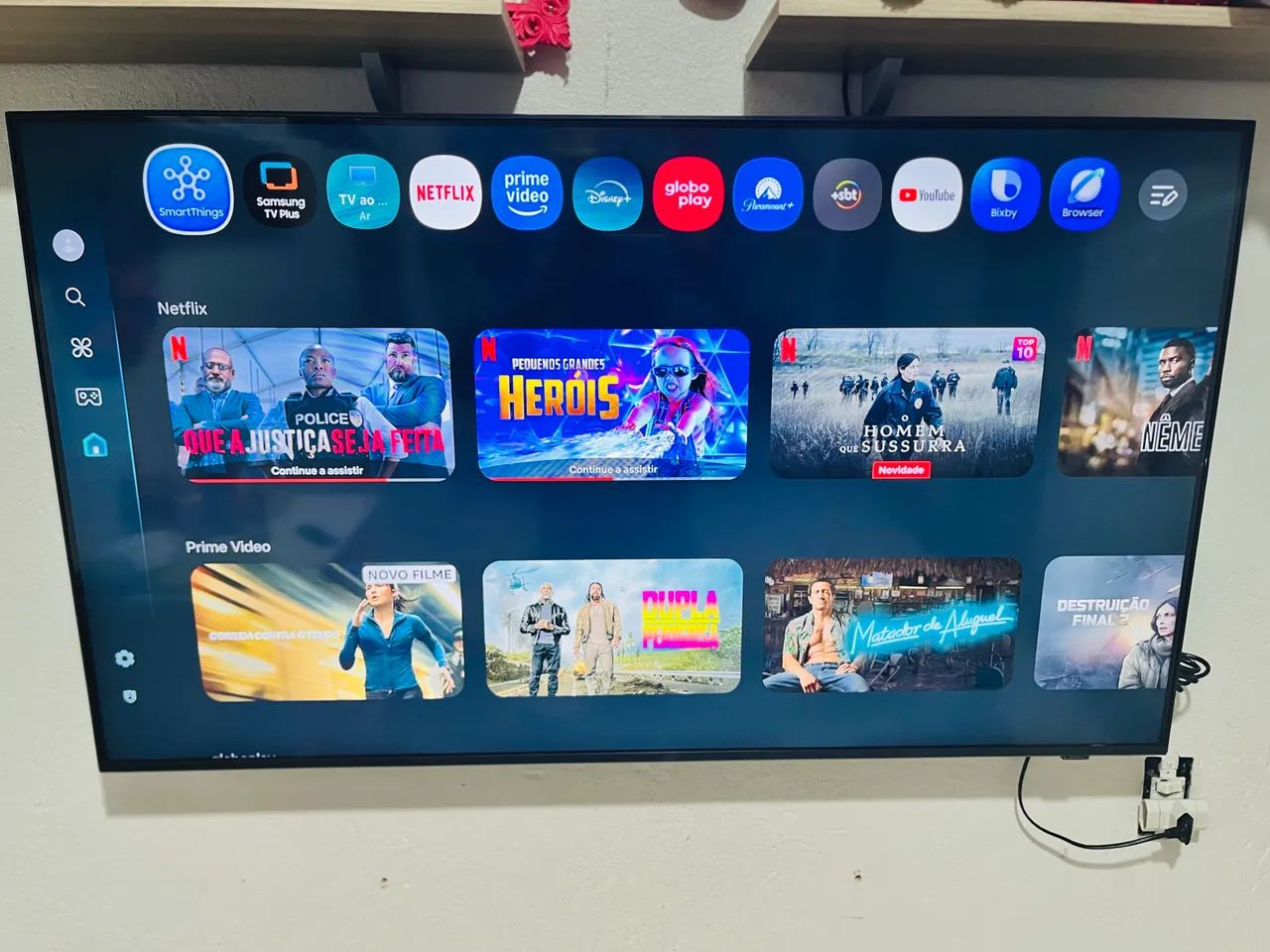 Tv Samsung 50 polegadas cristal em perfeito estado acompanha caixa controle - Foto 4