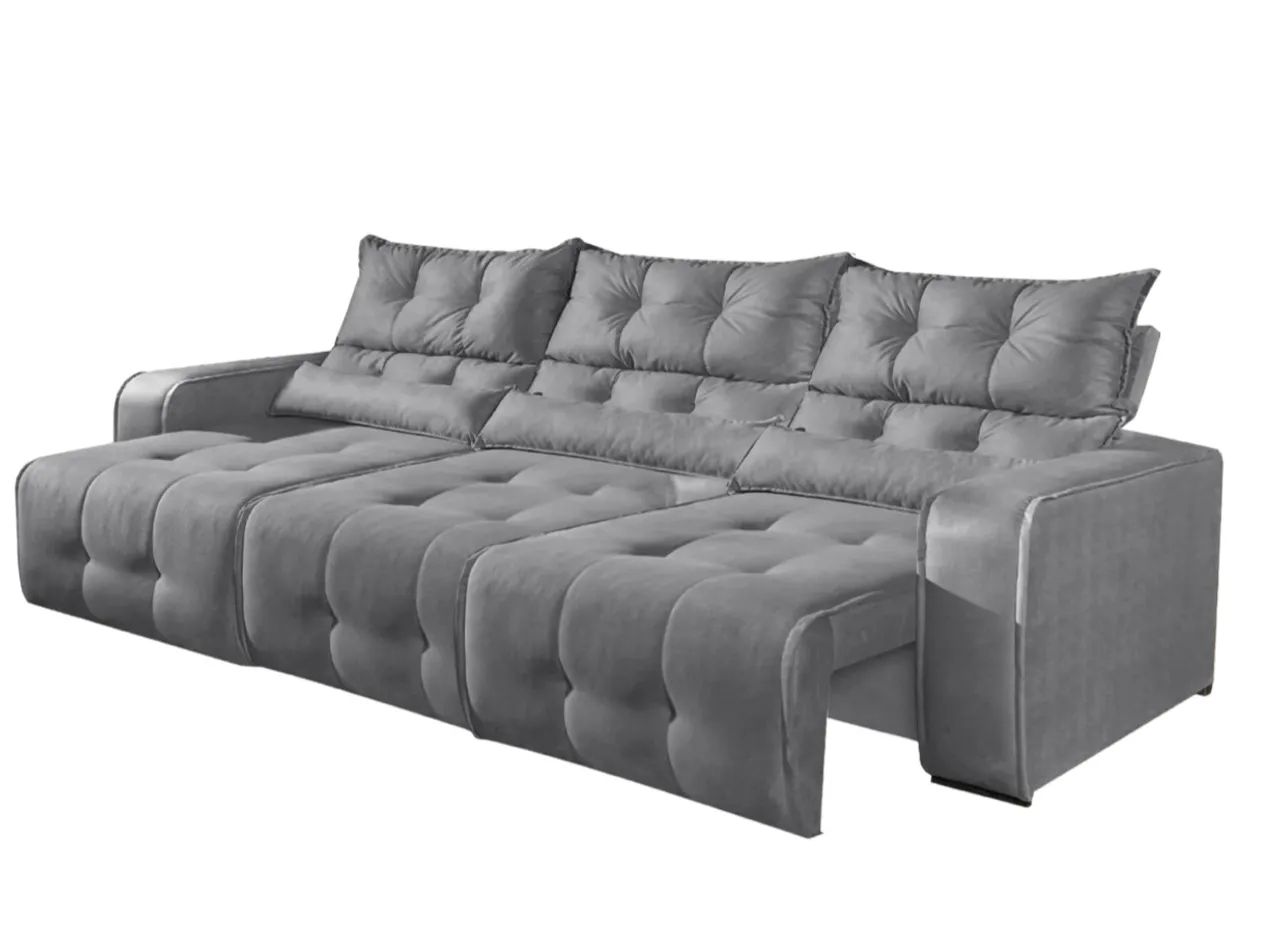 Sofá Retrátil e Reclinável Premier - O Equilíbrio Perfeito entre Conforto e Estilo - Foto 2
