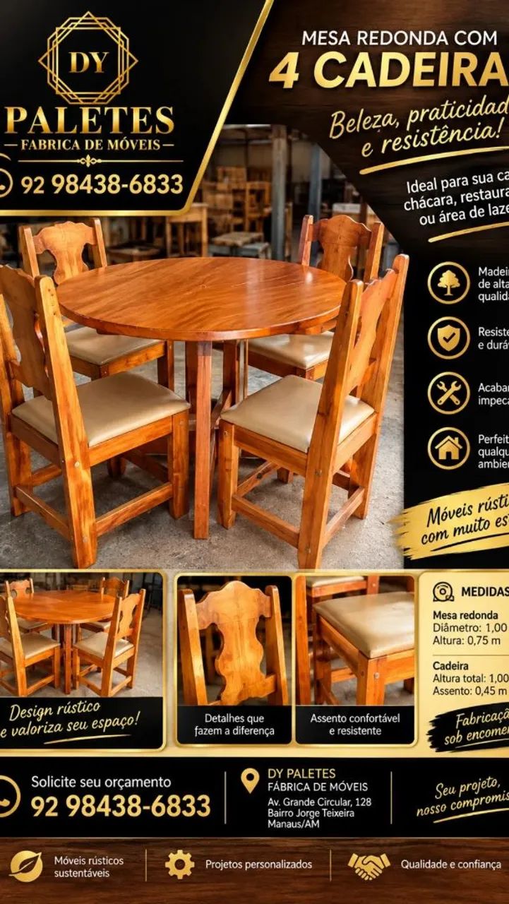 MESA DE SALA JANTAR 