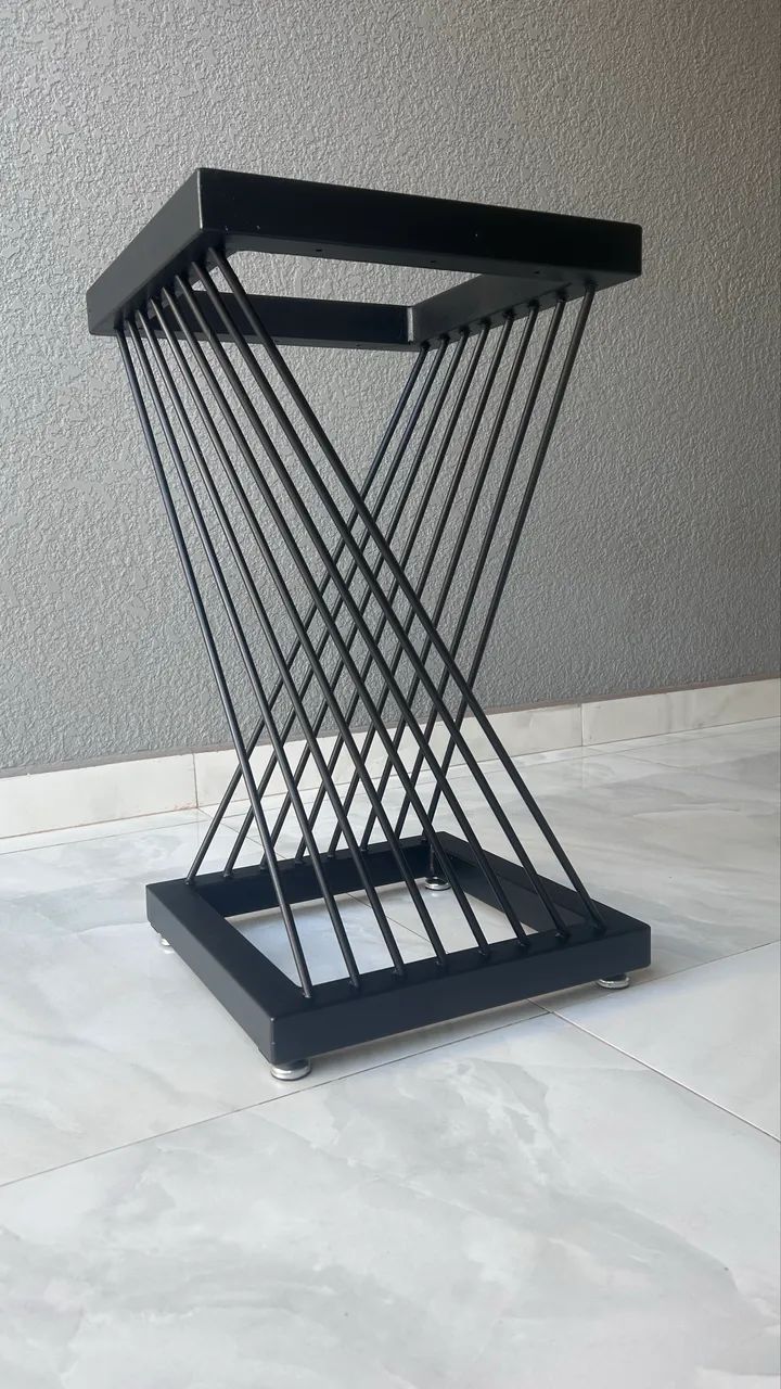 Pé/base para mesa em aço pronta entrega 