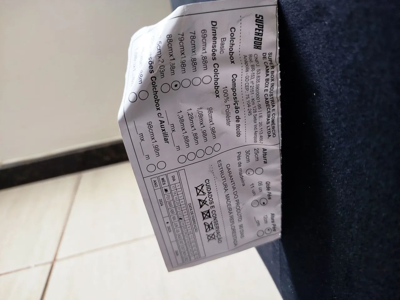 Cama solteiro com colchão  - Foto 3