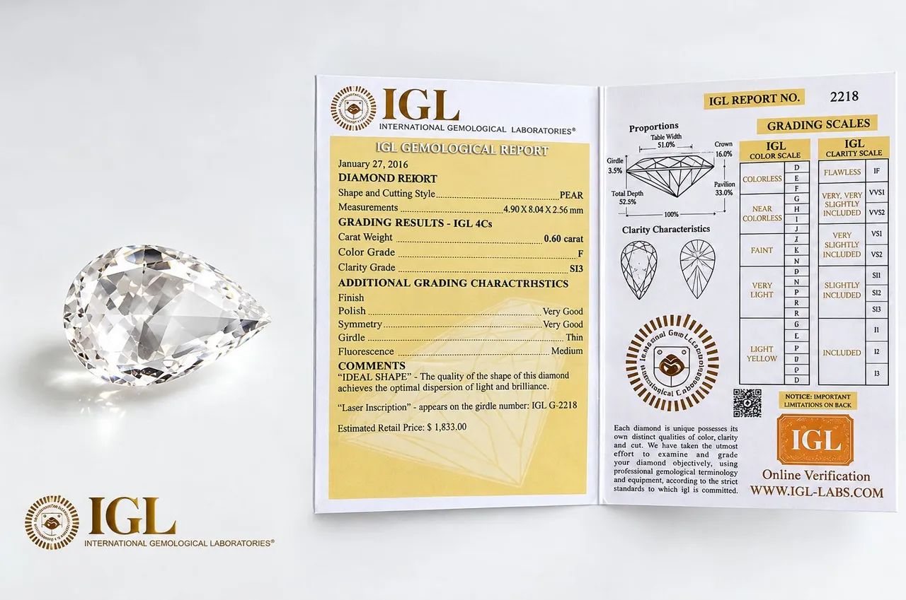 Diamante com certificado internacional  - Foto 3