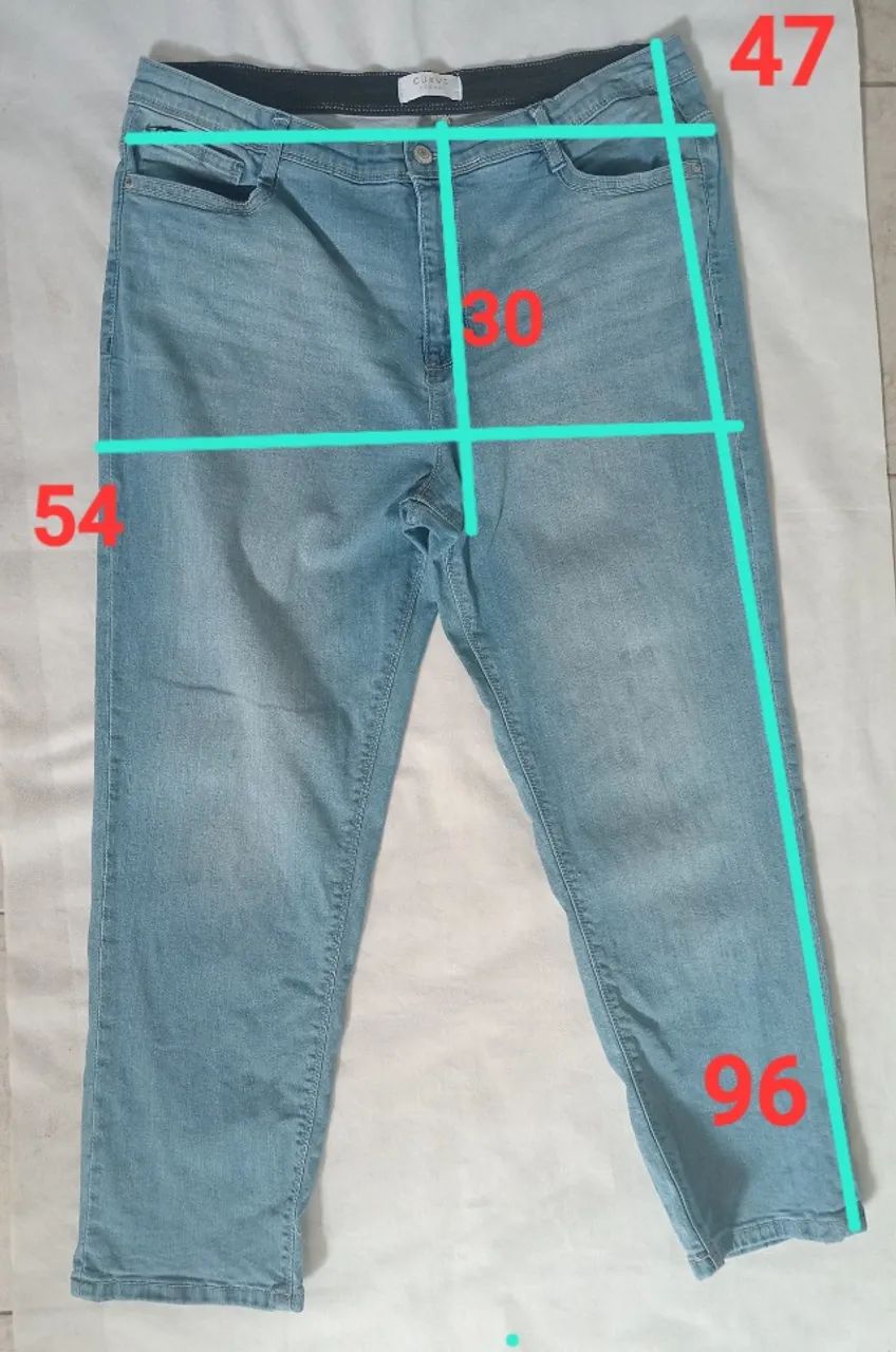 Jeans feminina tam 48 - Foto 2
