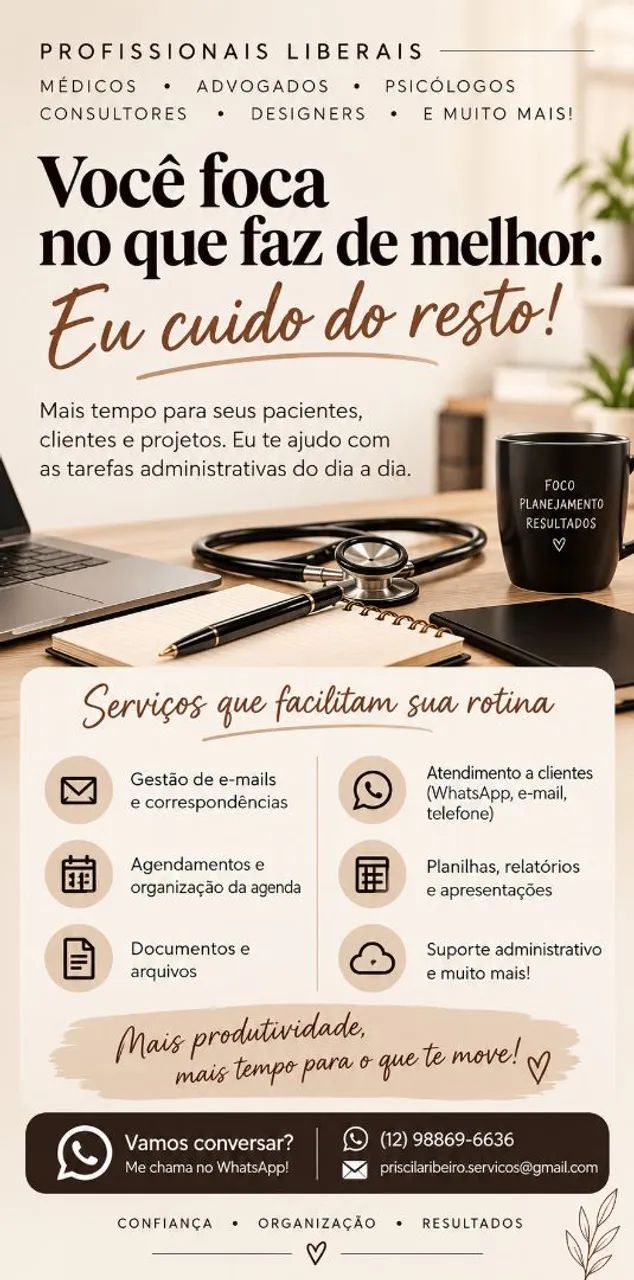 Assistente Virtual | Suporte Administrativo Remoto 