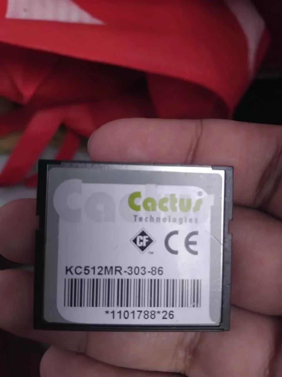 Cartão Compact Flash Cactus 512MB - Foto 2