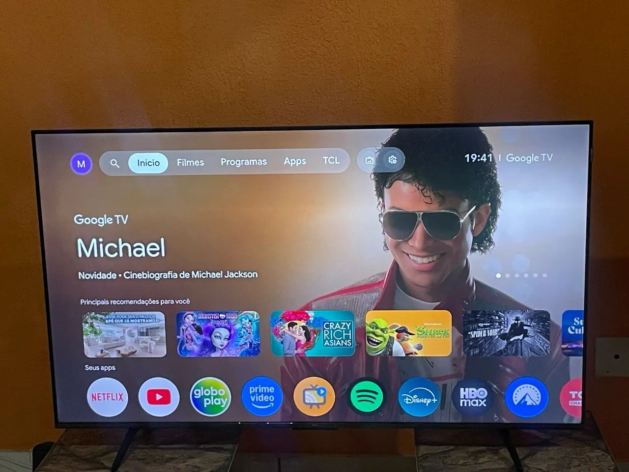 Smart tv 55 polegadas TCL 4k