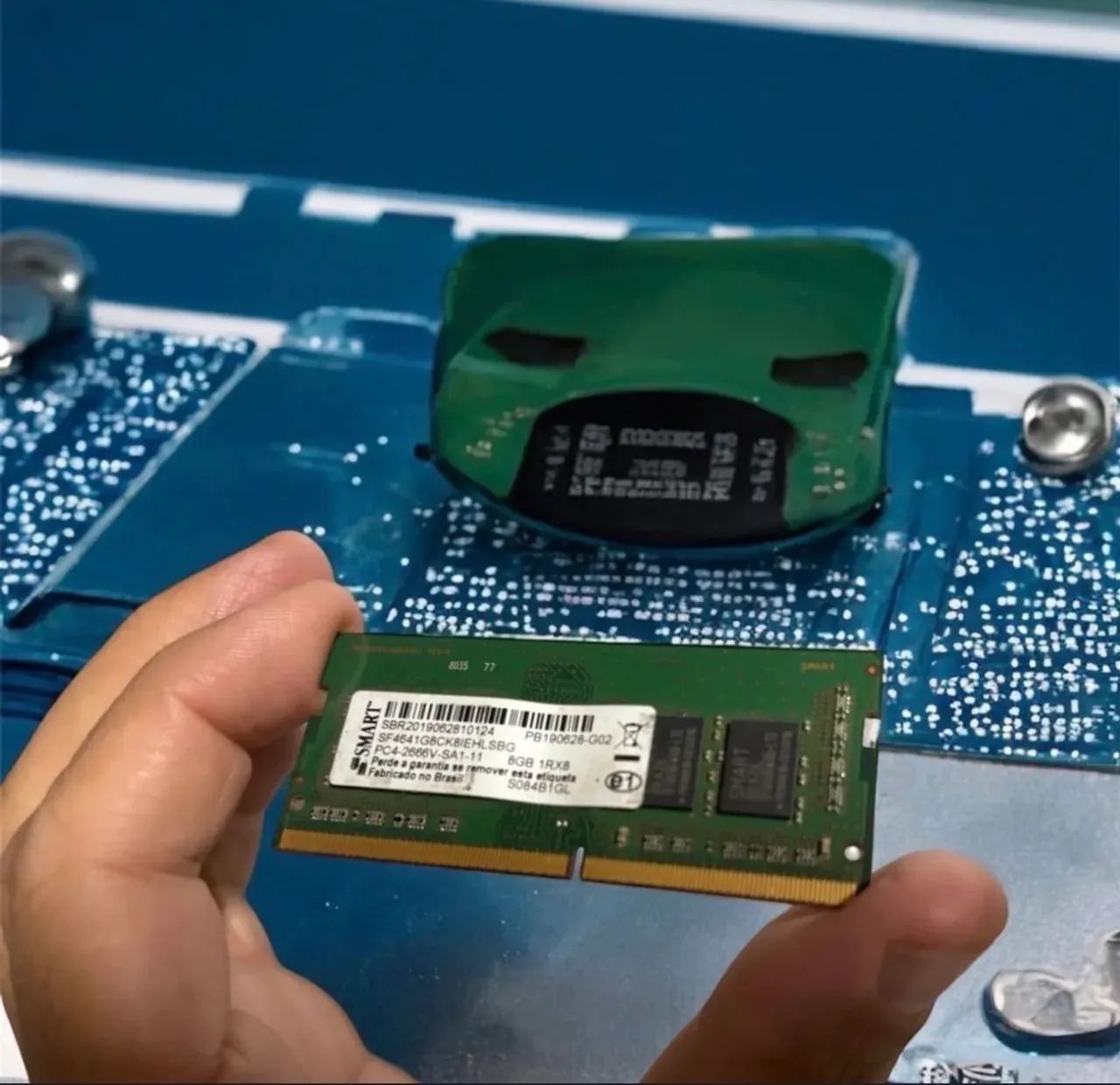Memoria 8gb ddr3 2666 1.2 da Smart - seminovas e testada p notebook