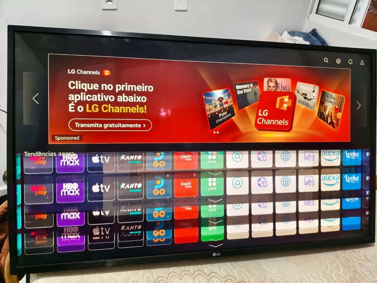 TV 50 polegadas LG com defeito na tela - Foto 2