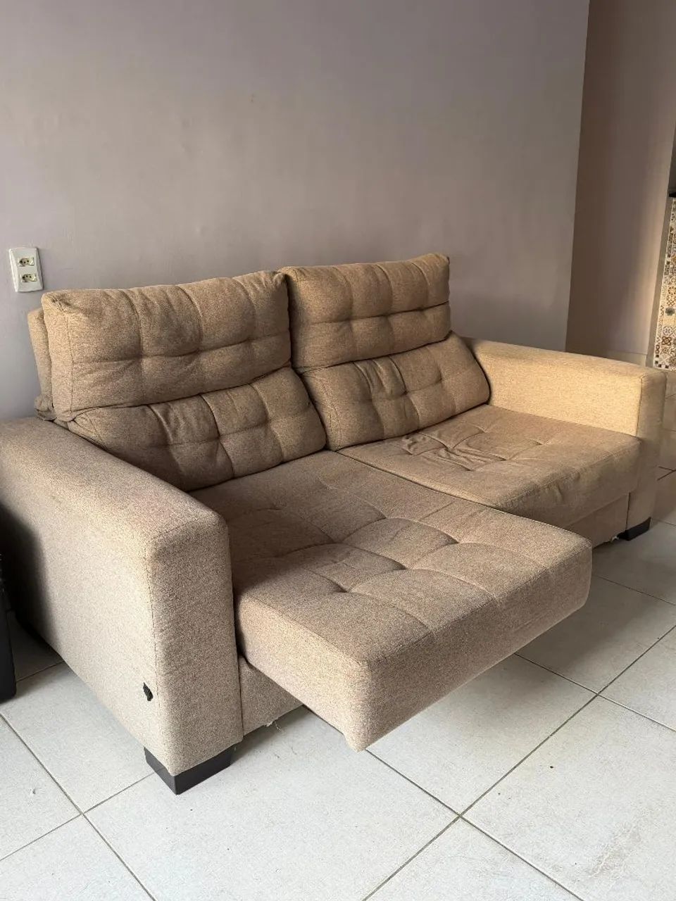 Sofá Retrátil 2 lugares 