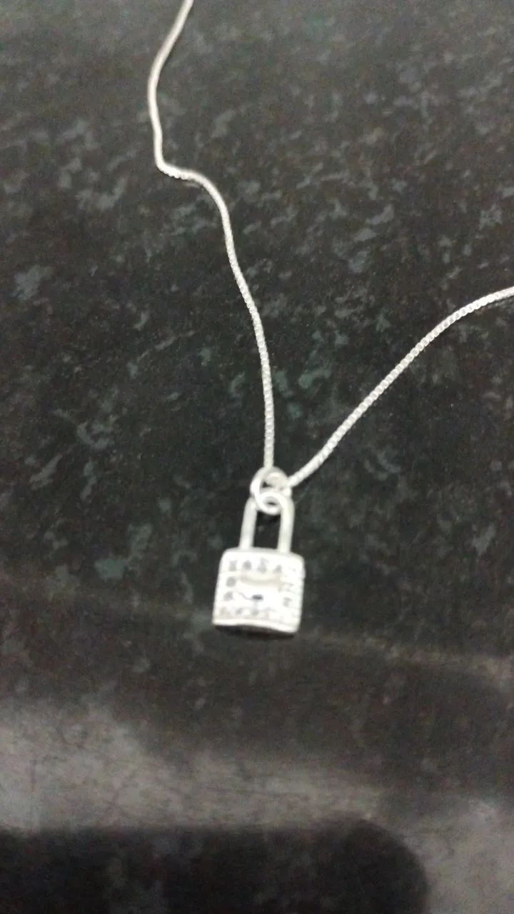 Cordao Prata 925 + Pingente - Foto 3