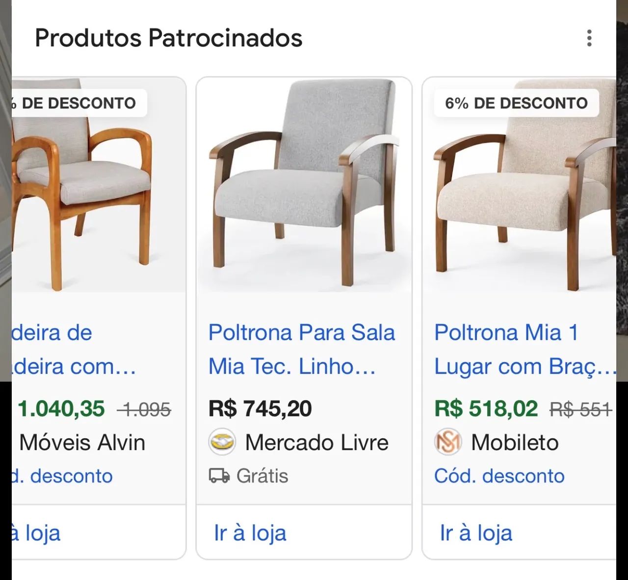 Duas poltronas sala de estar / varanda - Foto 3
