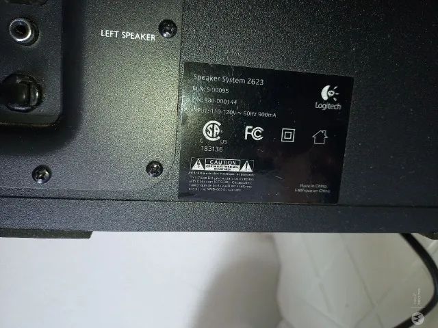 Caixa de som Logitech 2.1 - VENDO - Foto 4