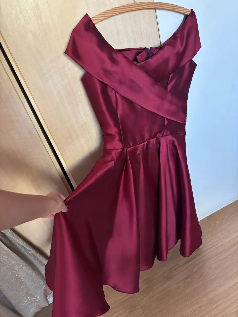 Vestido vinho 