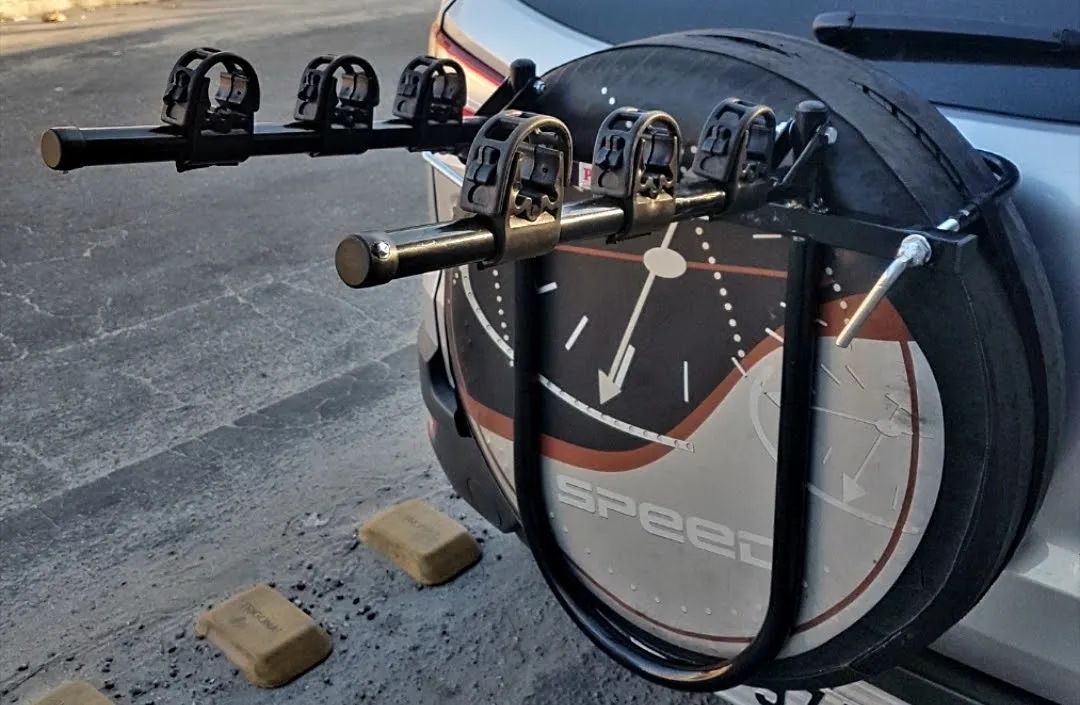 Suporte Transbike 3 Bicicletas fixado no Estepe do Carro - Produto Novo 