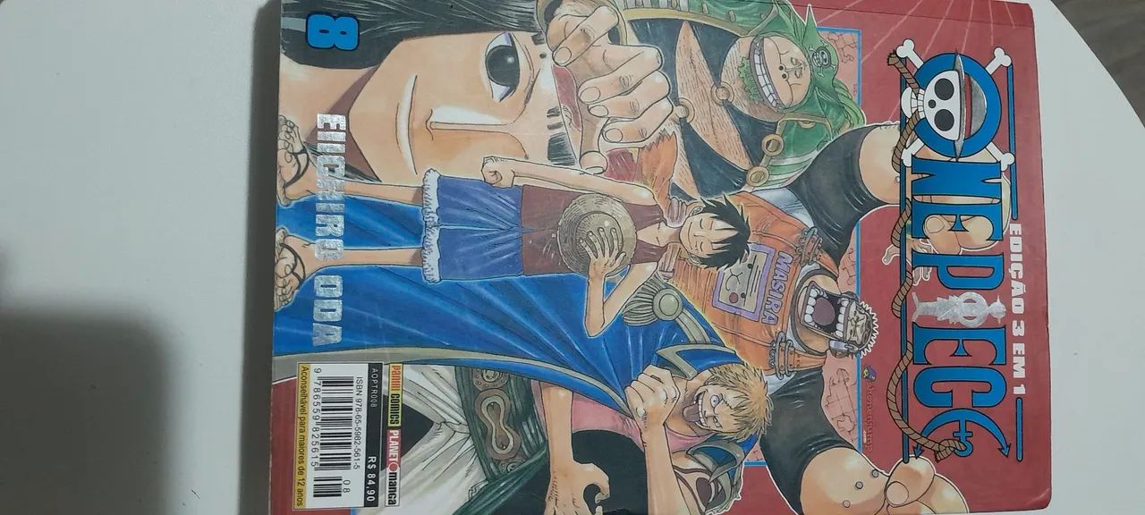 One Piece Volume 8 - Edição 3 em 1 - Livros e revistas - Federação