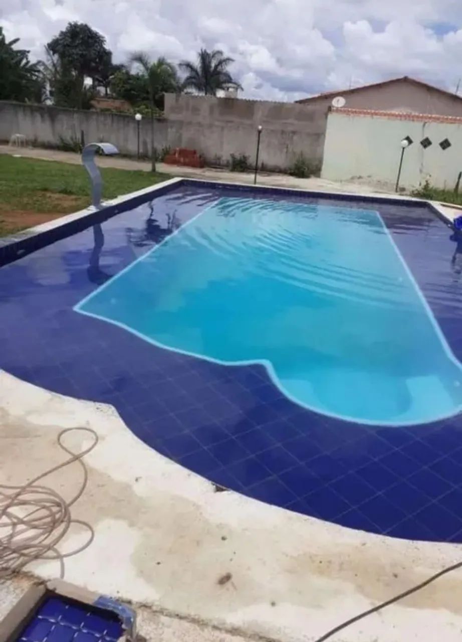 Piscina com led, e aquecimento 9 mts c brinde