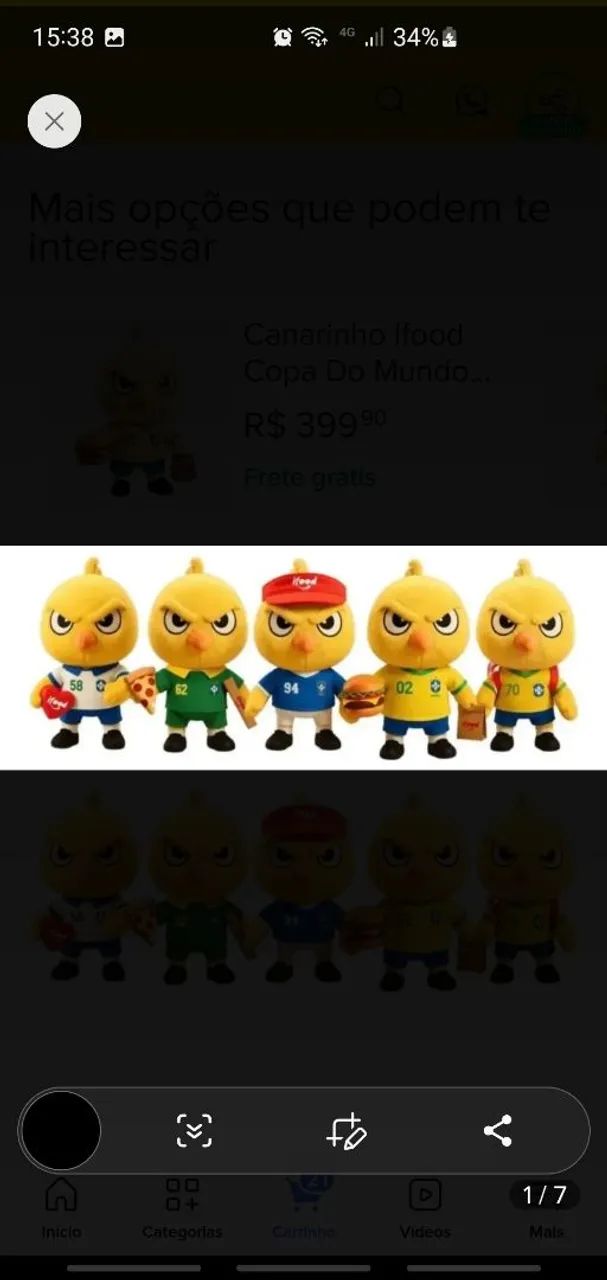 Coleção Canarinhos Pistola 
