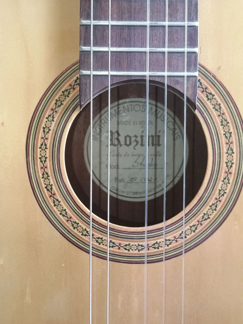 Violão clássico Rozine 2002 top 