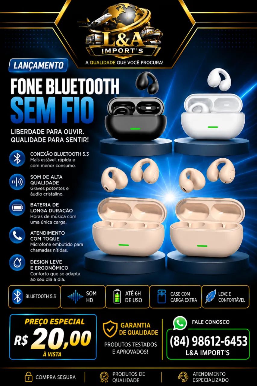 Fone de ouvido 