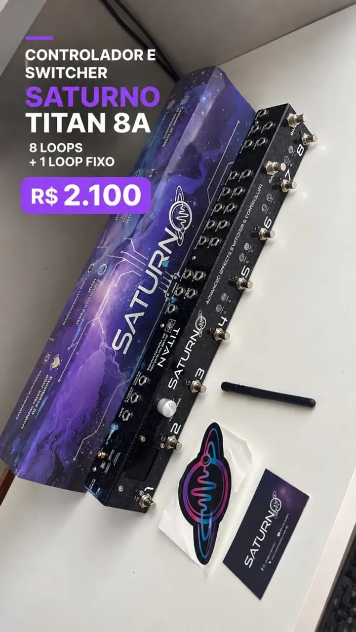 Controladora e Switcher Saturno Titan