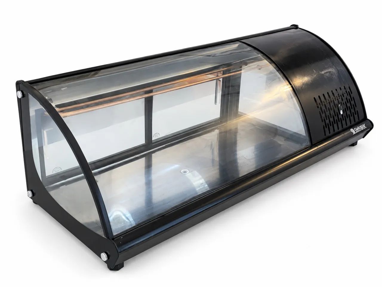 Vitrine refrigerada Gelopar de bancada - vidro curvo - Foto 2
