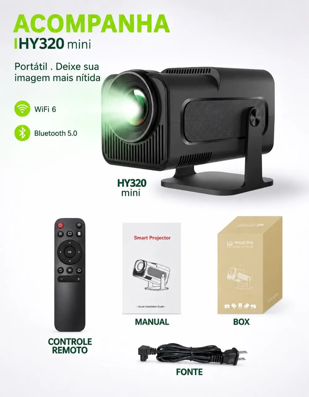 Projetor portátil Smart Cinema  - Foto 2