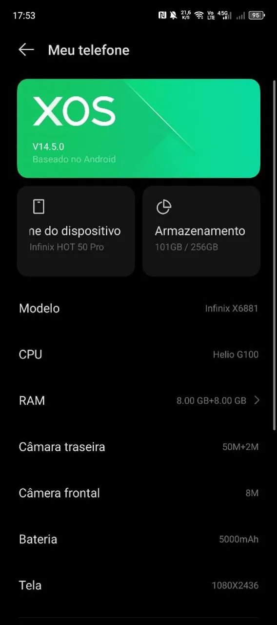 INFINIX HOT 50 PRO 256/8 - Foto 2