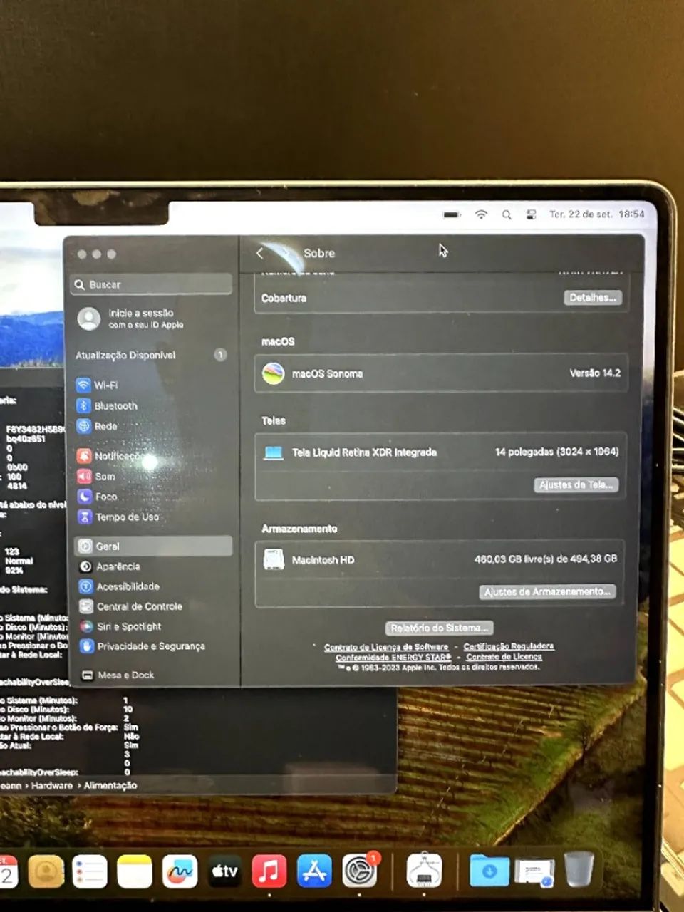 Laptop Apple Macbook Pro M3 14 A2918 8gb Ram 512gb Ssd - Foto 4