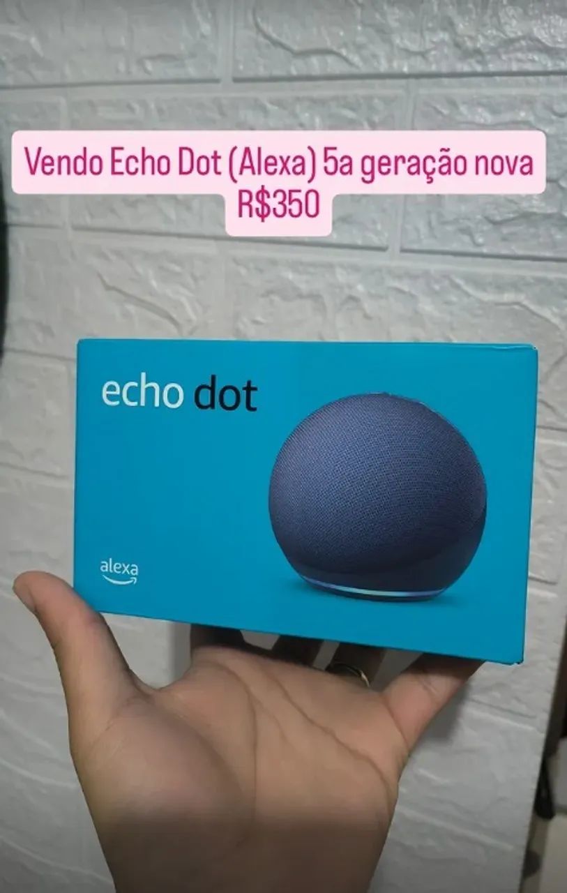 Echo Dot 5a geração nova deep blue
