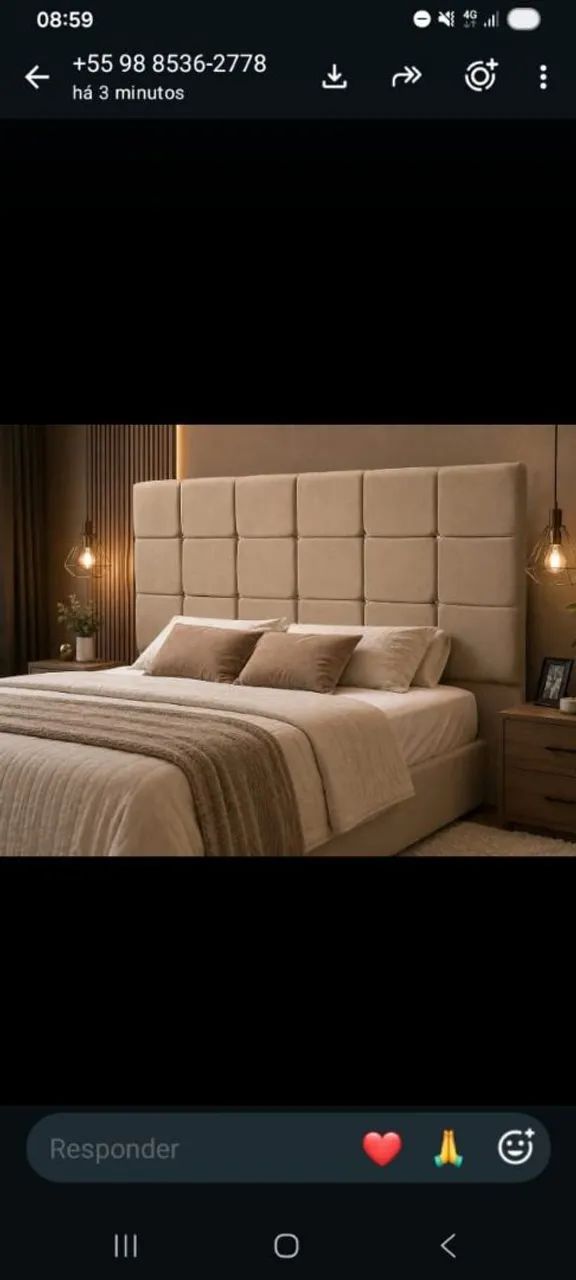 Cabeceira de Cama de ótimo qualidade e ótimo custo  - Foto 5