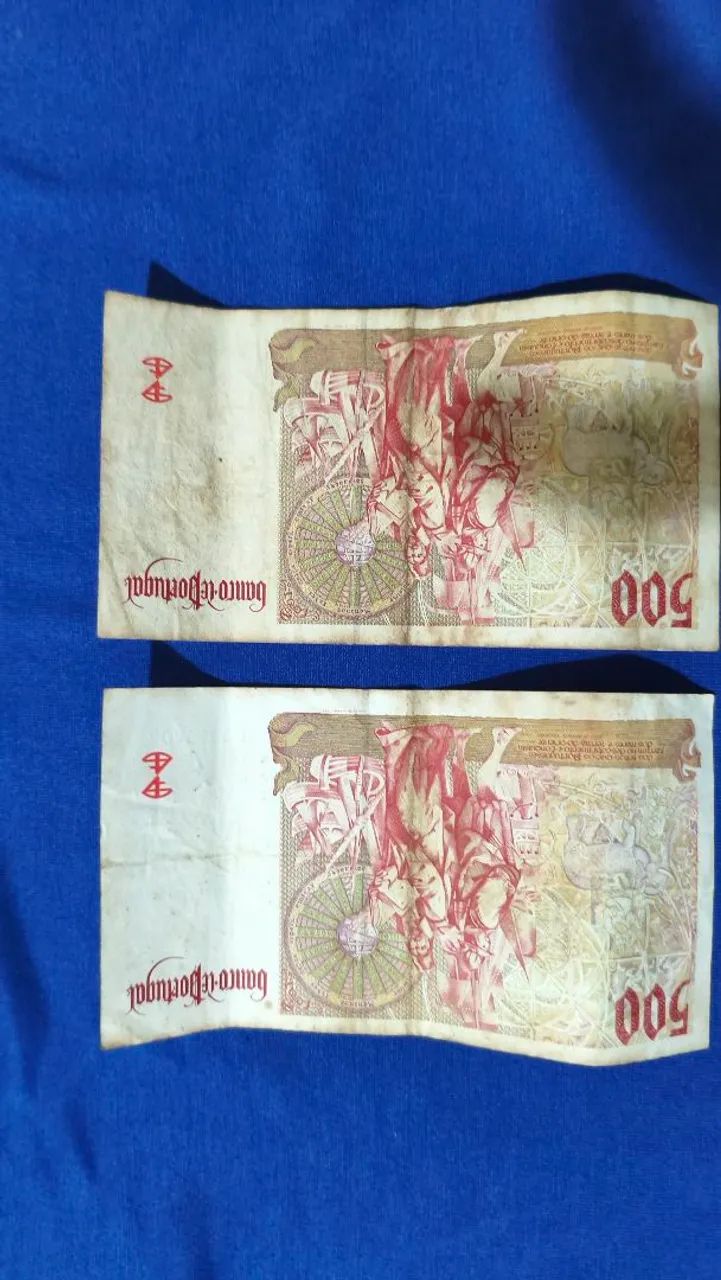 Notas de escudo de Portugal 