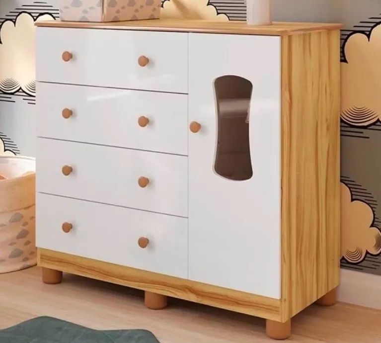 Quarto de bebê completo - Berço e cômoda  - Foto 2