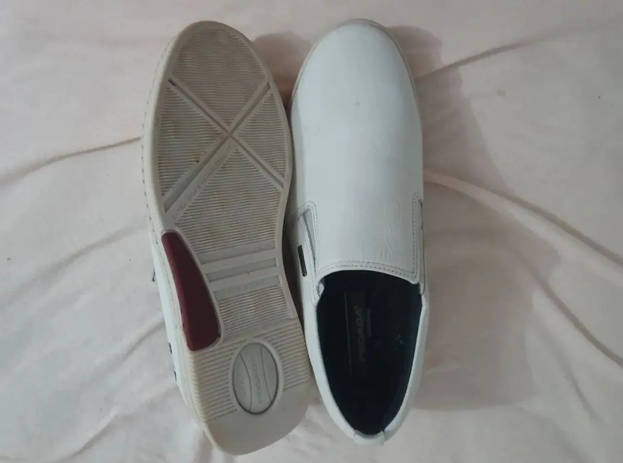 TAMANHO 40 SAPATO PEGADA BRANCO - Foto 2