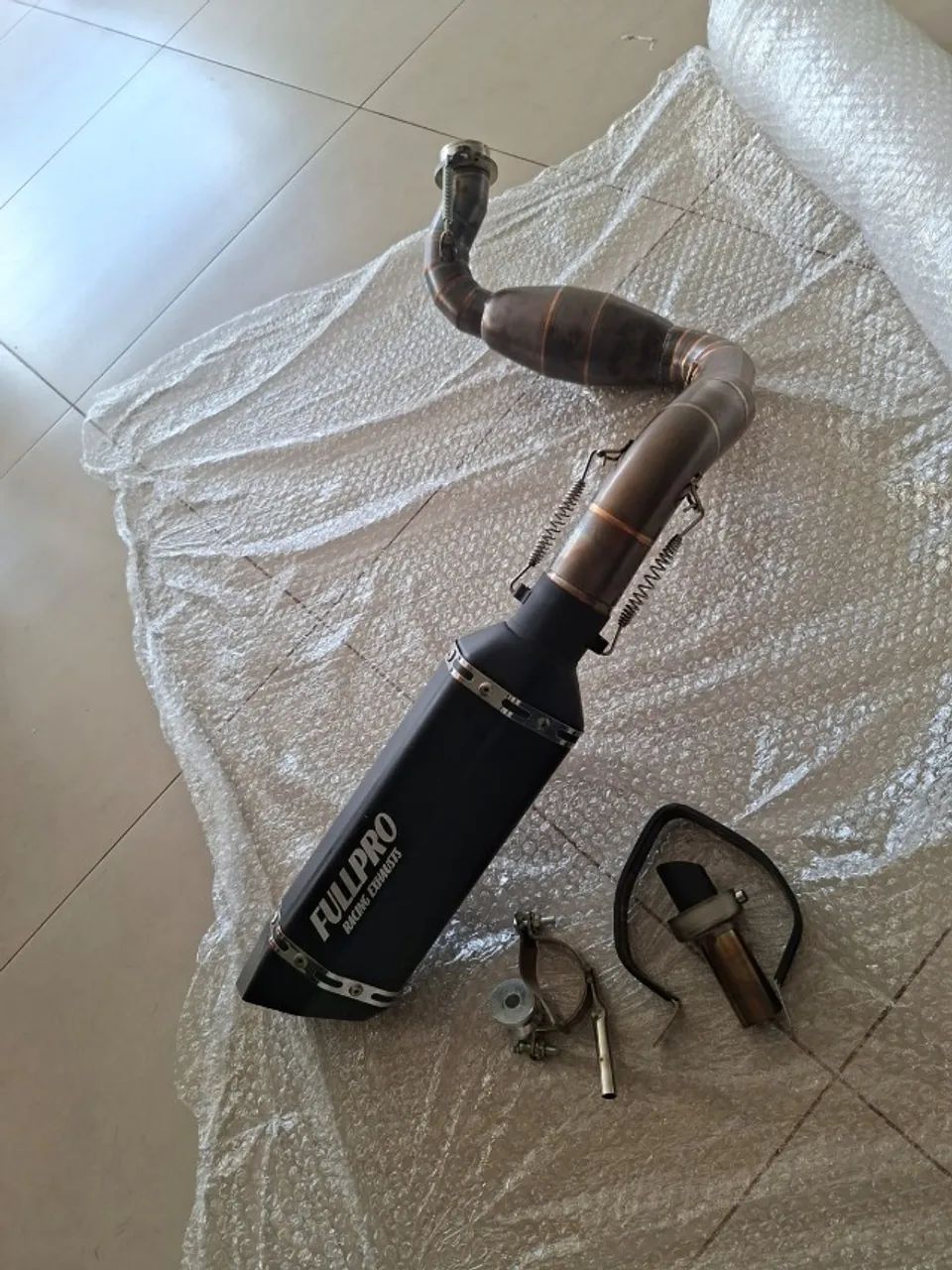 Escapamento Bmw G310 FULLPRO PONTEIRA SHARP PRETA
