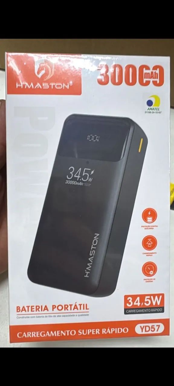 Carregador portátil de 30mil wt - Foto 2