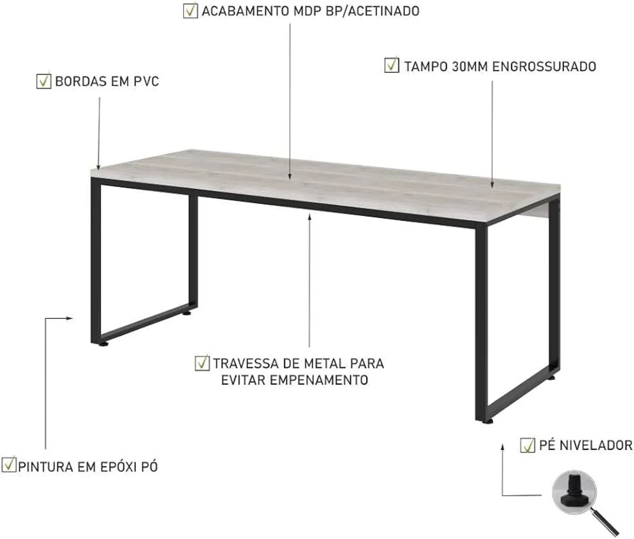 Mesa Industrial - Foto 3