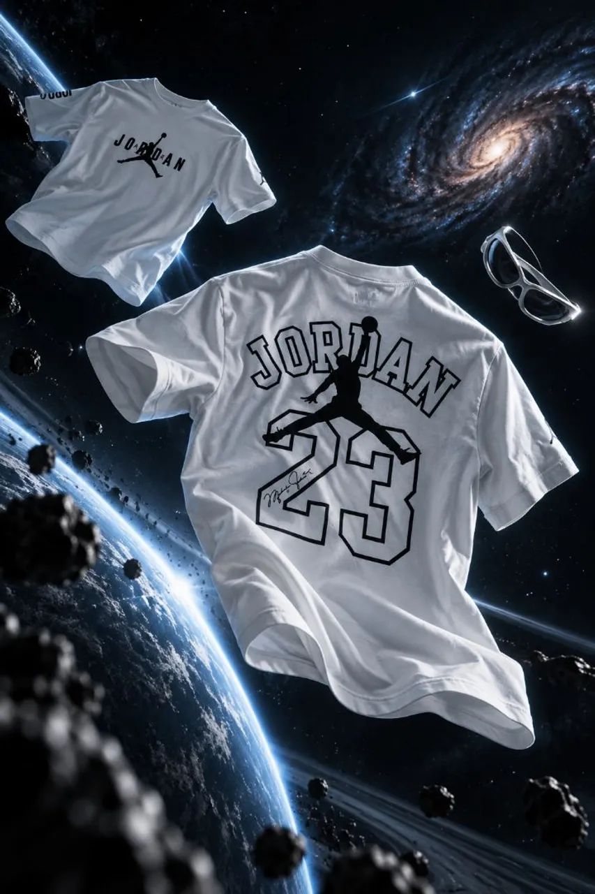 Camiseta Oversized Jordan Branca
