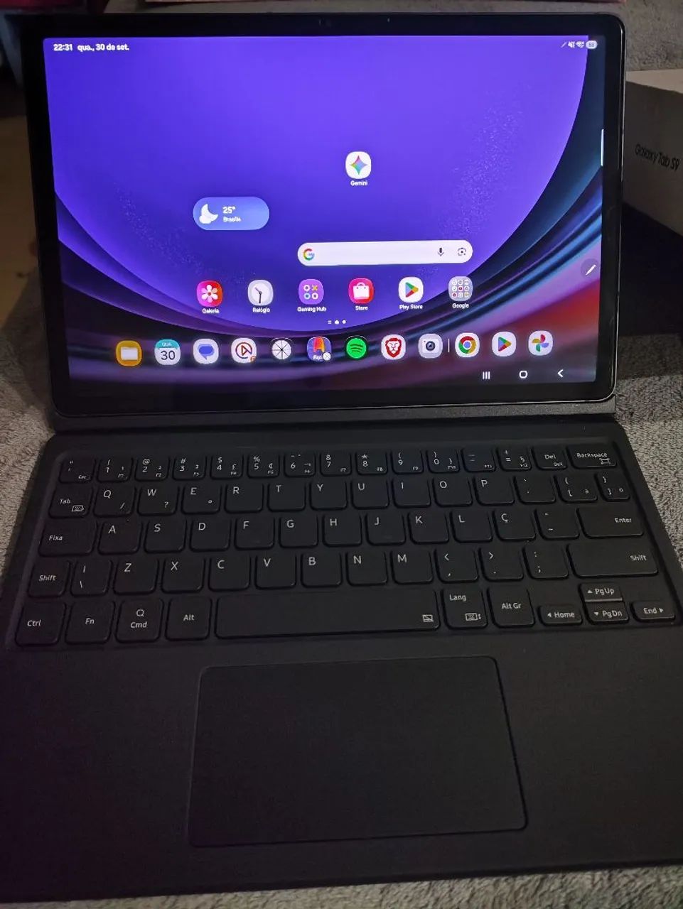 Samsung Galaxy tab s9 amOLED impecavel + capa dux ducis + NF - Foto 2