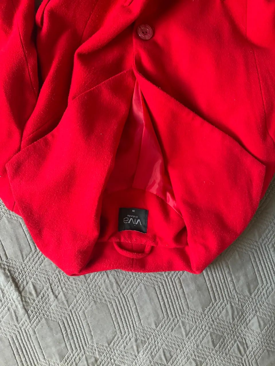 Blazer vermelho para neve