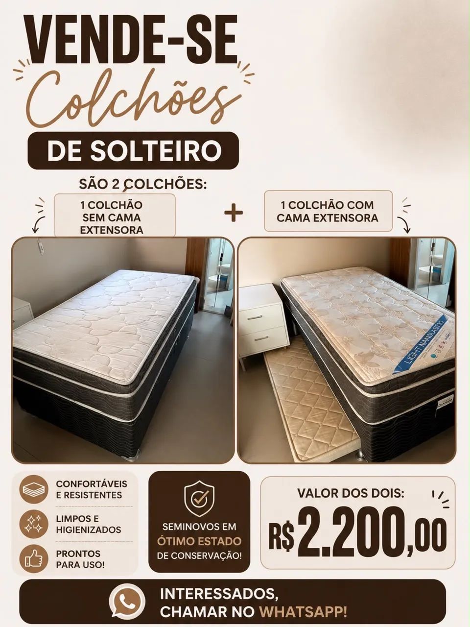 Camas de solteiro  - Foto 3