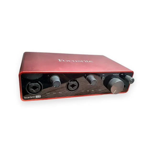 Interface de Áudio Focusrite Scarlett 4i4 3ª Geração - Completa na Caixa - Foto 2