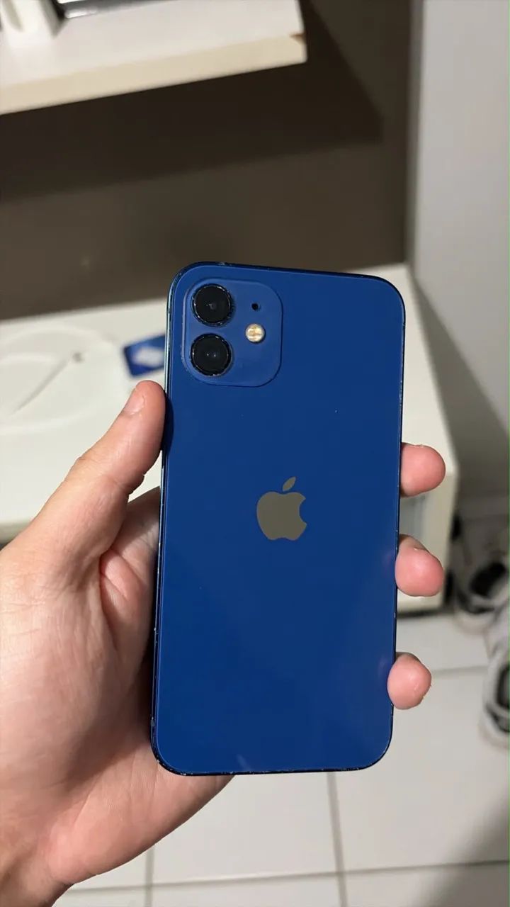 Iphone 12 Azul 64gb seminovo - Celulares e Smartphones - Portal do
